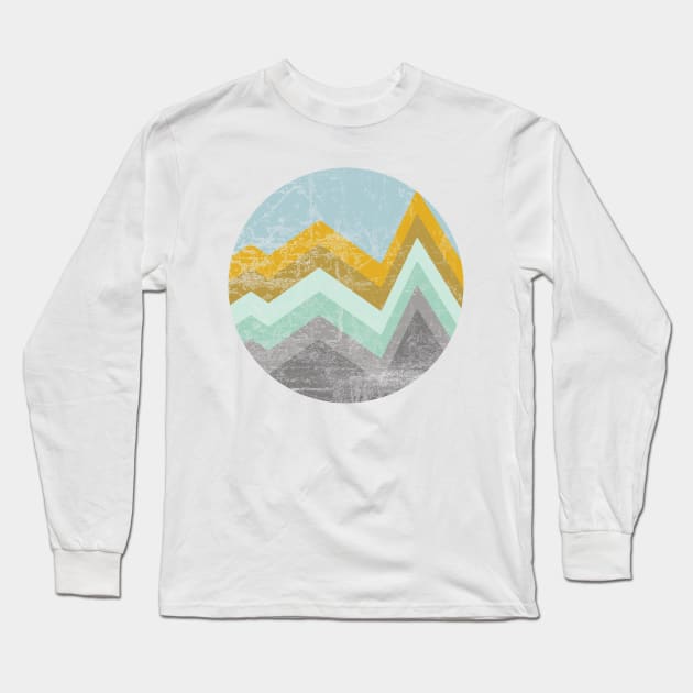 Scottish Mountain Range Long Sleeve T-Shirt by MacPean